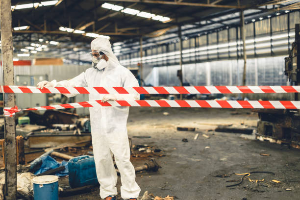 Professional Biohazard technician working in Stratford, NJ
